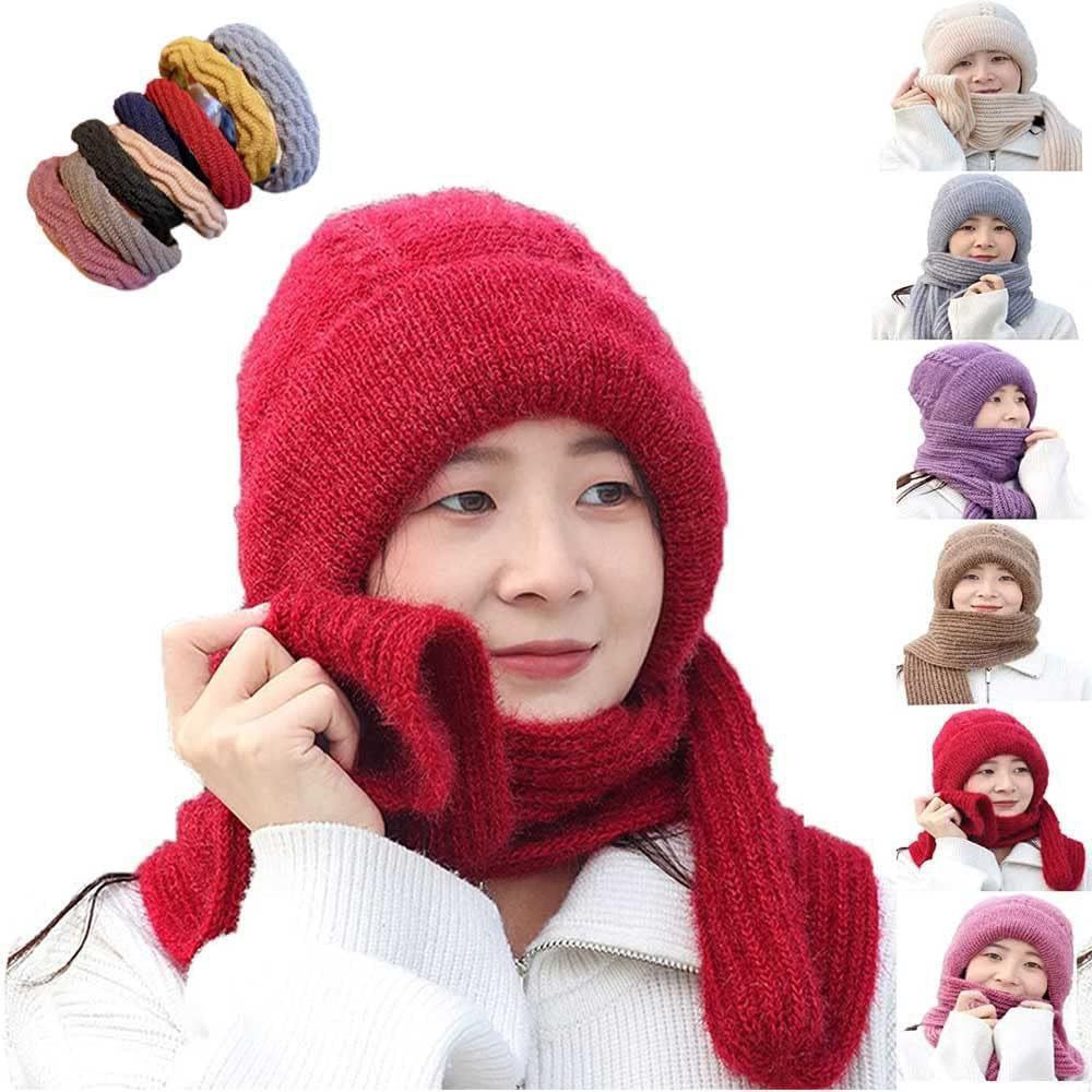 2 In 1 Winter Hat Scarf