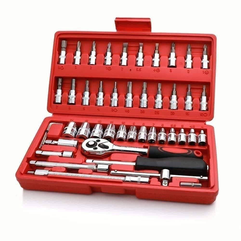 46 In 1 Tools Kit - Socket Wrench Tool Kit