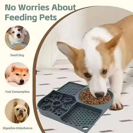 Pet Licking Mat Slow Feeder for Dogs & Cats