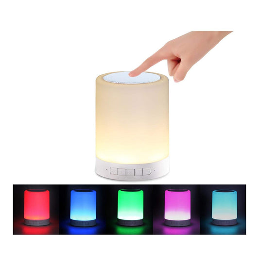 LED Touch Lamp Bluetooth Speaker - Multi-functional Wireless Speaker for Enhanced Ambiance and Audio Experience