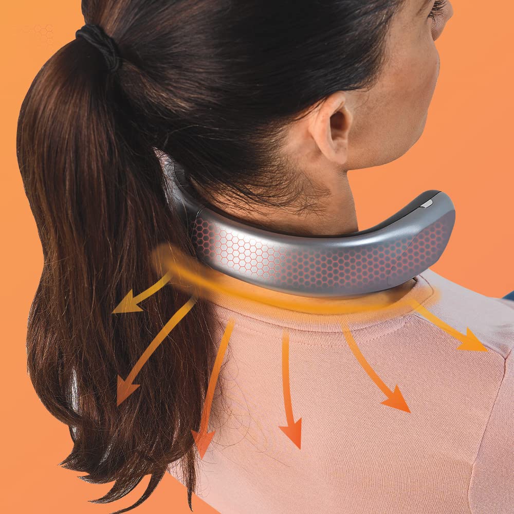 Wearable Neck Heater with 4 Heat Settings | USB Rechargeable Cordless Personal Heater for Winter Comfort & On-the-Go Warmth