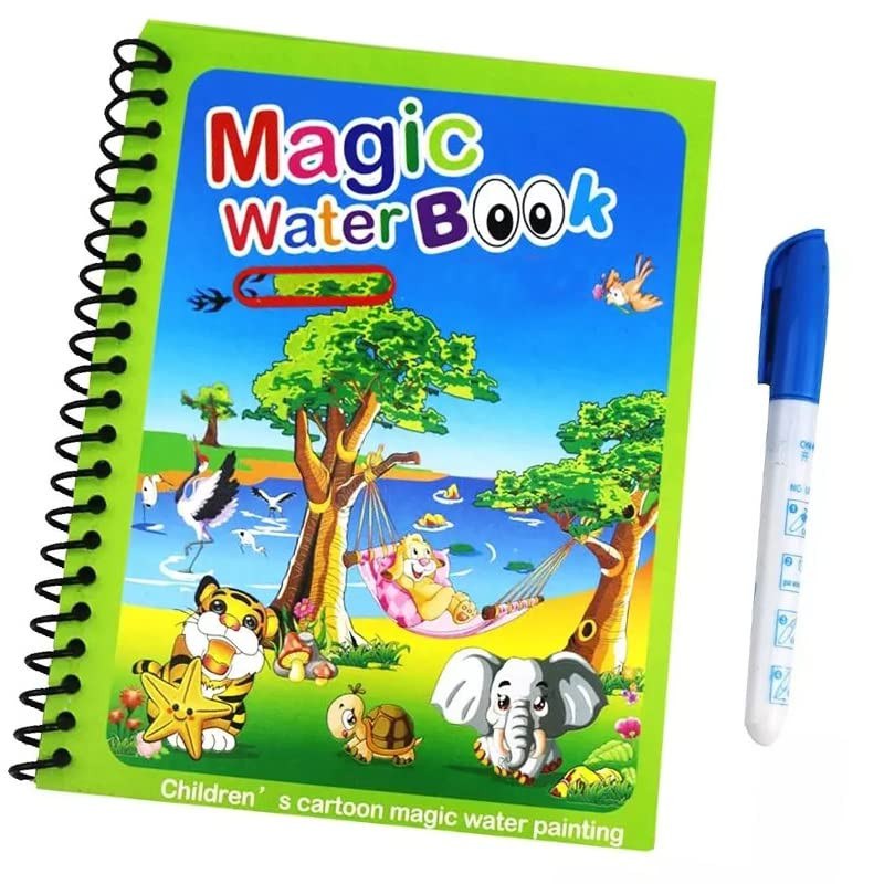 Children Magic Water Coloring Book with Magic Pen