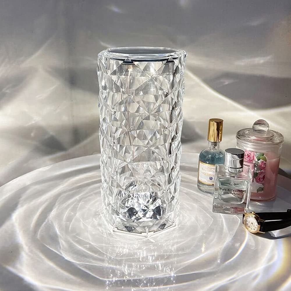 Crystal Rose Diamond 16 Color RGB Changing Mode LED Night Lights