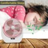 Table Fan, Small Portable Desktop Fan with SMD Light Strong Wind, Quiet Operation Personal Mini Fan for Home Office Bedroom Kitchen Table and Desktop USB Fan Assorted Colour (JY-1880 ) - Image 4