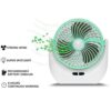 Table Fan, Small Portable Desktop Fan with SMD Light Strong Wind, Quiet Operation Personal Mini Fan for Home Office Bedroom Kitchen Table and Desktop USB Fan Assorted Colour (JY-1880 ) - Image 7