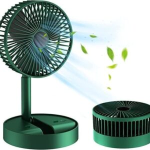 Adjustable Portable Desktop Fan - Telescopic Silent Personal Cooling for Office & Travel